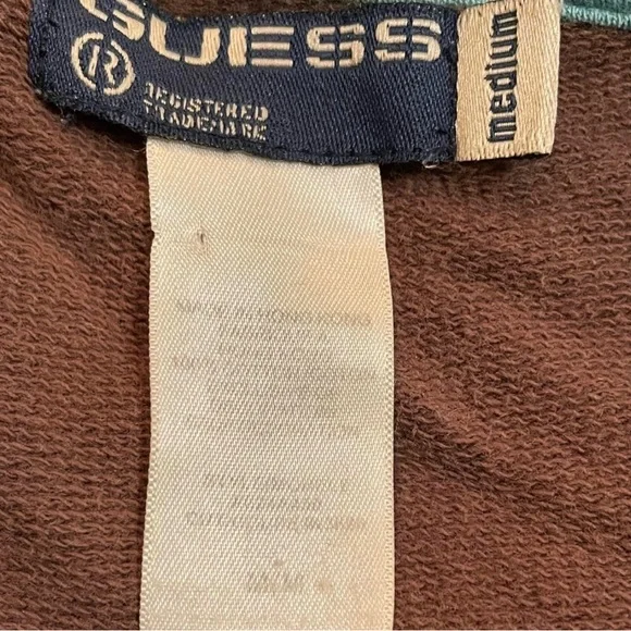 Women’s Vintage Guess Legendary Full-Zip Up Jacket Brown Size M - Picture 5 of 5